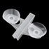 12PCS White Suction Cup Holder for Aquarium Fish Tank Breeding Divider Clip Bracket