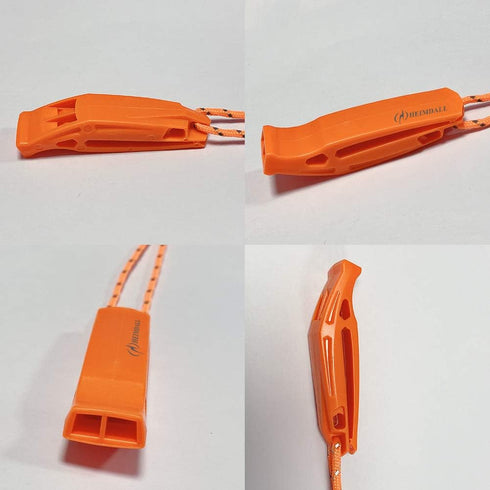 HEIMDALL Emergency Whistle with Lanyard for Safety in Boating, Camping, Hiking, Hunting, Rescue Signaling