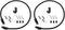 Kayak Bungee Paddle Holder Kit, Pack of 2