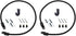 Kayak Bungee Paddle Holder Kit, Pack of 2