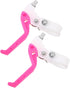 Garneck 1 Pair Kids Bike Brake Levers - Plastic Handles for Children Cycle Brake Replacement (Rosy)