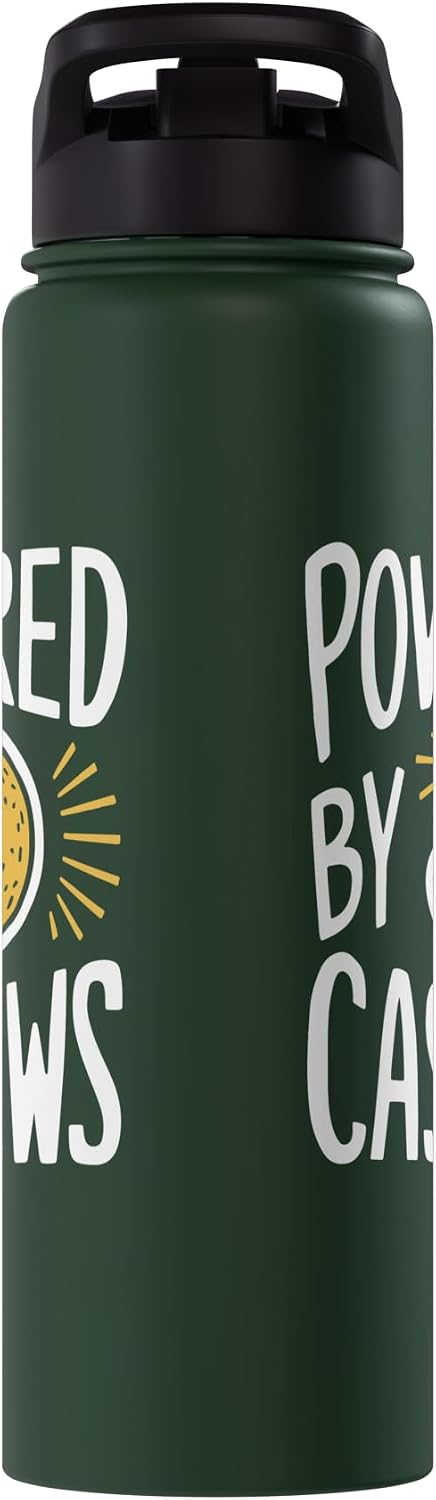 Cashew Love Cashew Design Powered By Cashews Stainless Steel Insulated Water Bottle