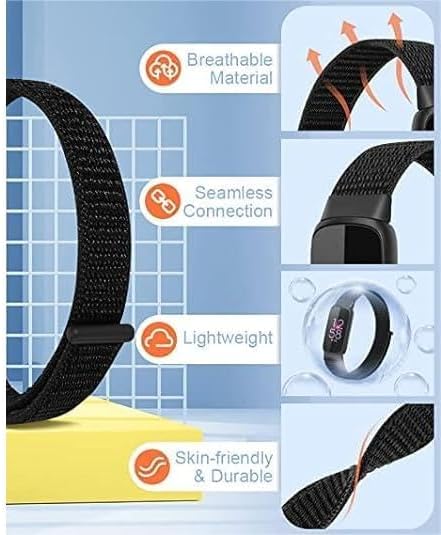 Fitness Tracker Band 16MM for D26: Soft Silicone Replacement Sport Accessory Strap Wristband