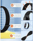 Fitness Tracker Band 16MM for D26: Soft Silicone Replacement Sport Accessory Strap Wristband