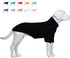 Lovelonglong Dog Pullover Sweatshirt for Autumn Winter, Cold Weather T-Shirts for Small to Large Dogs, Black XS