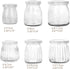 XAGMODSHN 100/150/200ML Pudding Glass Bottle with Cork Stopper Yogurt Container Favor Jar for Honey Jams Milk Mousse