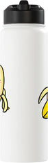Kawaii Banana Design For Banana Lovers Kawaii Banana Stainless Steel Insulated Water Bottle