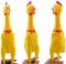 ZGLUZP 1 Pc Yellow Rubber Squeezing Screaming Chicken Toy for Pets Dog Chew