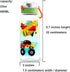 Home Tune 23oz Kids Water Bottle for School Boys, BPA FREE Tritan, Leak Proof Flip Top Lid, Carry Handle - Airplane &