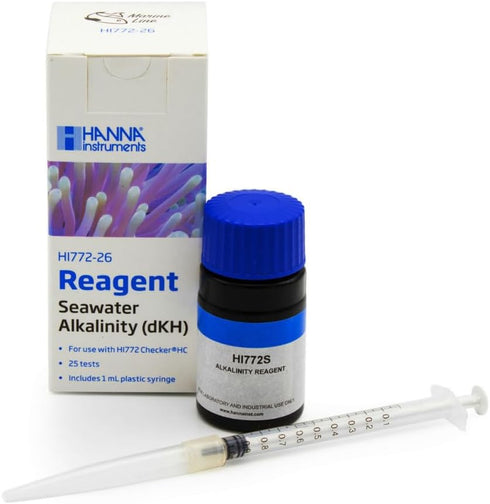 Hanna HI772-26 REAGENTS - 2 Pack for HI772 Saltwater Aquarium Alkalinity Colorimeter Tester - 50 Test Pack