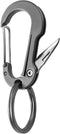 Titanium Carabiner Clip, Multifunctional Keychain with Keyring, Cool Gadget for Daily Use
