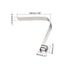 PATIKIL 10 Pack 8x8mm Kayak Paddle Snaps, Steel V Shaped Single Pin Push Button Spring Clips for Camping Awning