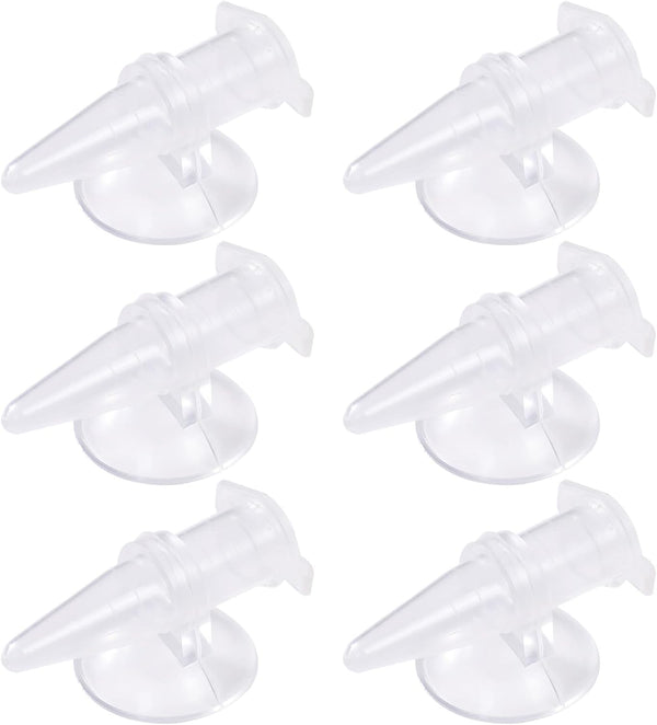 YWLUUOO Pack of 6 Shrimp Feeders with Suction Cup Designs for Fishtanks to