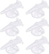 NIHUIFA 6pcs Automatic Shrimp Feeding Cups PVC Suction Cup Shrimp Feeders for Easy Efficient Aquarium Feeding
