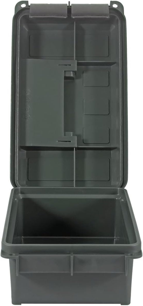 Heavy Duty Waterproof Field Ammo Box, Lockable Storage Case for Hunting and Shooting, Pistol and Rifle Ammo Storage Box