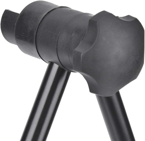 VGEBY Portable & Foldable Bike Support Bracket, 12" Black Steel Tube