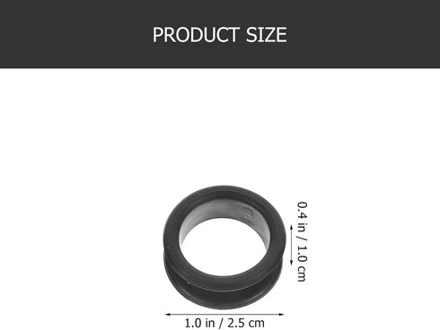 10pcs Silicone Scissor Finger Rings, Professional Shear Protectors for Hairdressing and Pet Grooming, Anti-skid Design