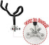 4PCS 20 Sure Grip Steel Degree Angle Rod Holder with Mounting Base Fishing Rod Holder for Boat, Ship, Yacht and More