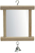 Hypeety Pet Bird Mirror with Bell Interactive Toy for Parrots, Macaws, African Greys, Budgies, Cockatoos, Parakeets,