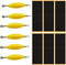 Jizlan 12 Pack Fingerboard Grip Tape Sticky Foam Sticker Replacement + Screwdriver Tool