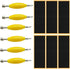 Jizlan 12 Pack Fingerboard Grip Tape Sticky Foam Sticker Replacement + Screwdriver Tool
