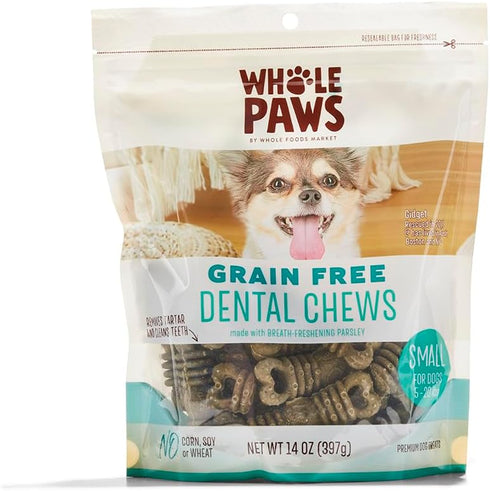 Whole Paws Grain Free Dental Chews - Small, 14 Oz