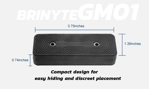 Brinyte GM01 2-Pack 30lbs Magnetic Gun Mount, Rating Gun Magnet for Car, Vehicle, Desk, Magnet Rubber Coated Gun Holder
