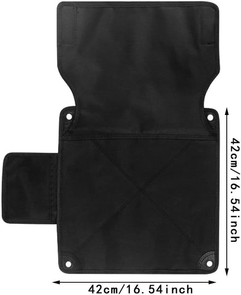 Zxpjkyu 42x42cm Folding Chair Replacement Fabric,Chair Replacement Cloth Casual Stool Cover with Side Pocket