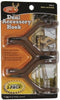 HME Dual-Prong Accessory Rubber-Coated Hook Holder, 3 Pack, Doubles as Quiver Holder, Bister