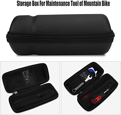 Zip Case Tool Bag, Waterproof Lightweight Bike Repair Tool Capsule Water Bottle Tool Storage Bag Case for Mountain Road