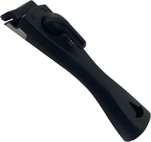 Detachable Pan Handle Replacement with Fish Tail Grip, Black Handle for Cookware,