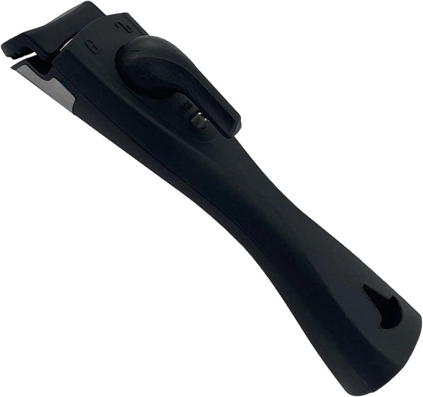 Detachable Pan Handle Replacement with Fish Tail Grip, Black Handle for Cookware,