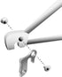 Rear Derailleur Hanger M8 Chainring Mounting Fastener Dropout, Pack of 2 (2 Nuts / 2 Bolts)