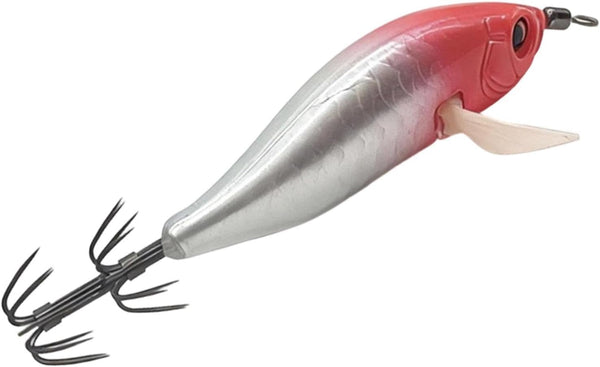 Generic Squid Jigs Saltwater - Glow Artificial Octopus Cuttlefish Baits with Hooks |