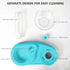 MILIFUN Double Dog Cat Bowls, 15°Tilted Water and Food Bowl Set with Automatic Waterer Bottle for Small or Medium Dogs