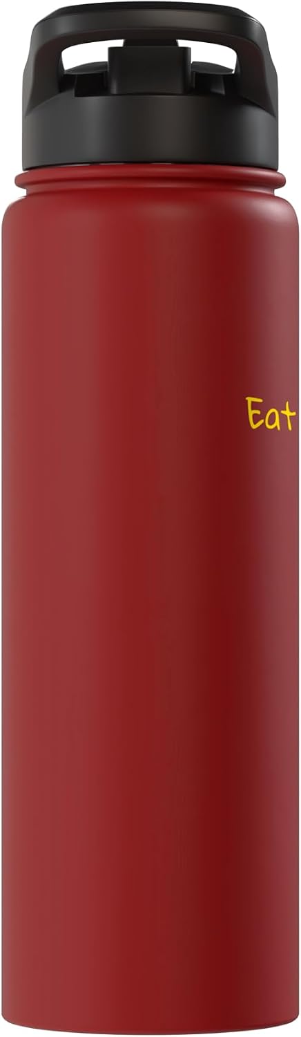 Eat My Bacon! Insulated Stainless Steel Water Bottle - - Keeps Drinks Hot or Cold