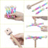 KINTOR Finches Bird Toy Perch,Parrot Interactive Spinning Toys,Bird Cage Accessories for Small and Medium