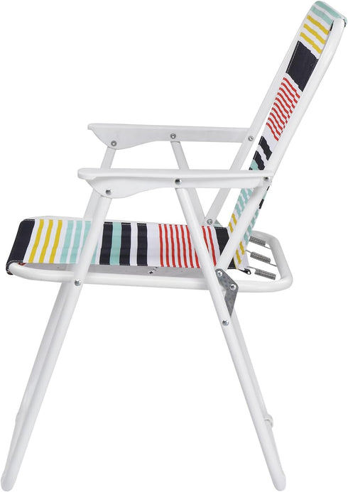 Guangshuohui Folding Beach Chair,Camping Sunbathing Chair,Lightweight Beach Chair with High Back, Portable Foldable