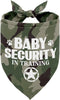 Dog Bandana, Baby Security Dog Scarf, Camouflage Printing, Pet Announcement Scarf, Gift for Dog (H16)