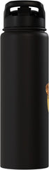 Timowo Studio Cute Dog with Banana Animal Illustration Stainless Steel Insulated Water Bottle