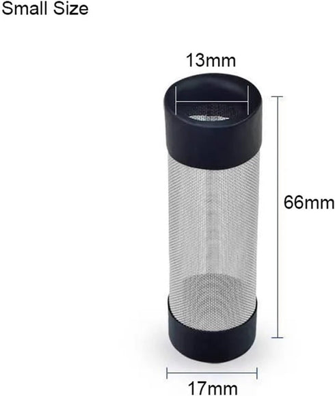 baoauh 2pcs Aquarium Stainless Steel Mesh Filter Guard Stainless Steel Filter Inlet Sleeve Mesh Shrimp Nets Special
