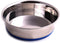 Max and Neo Heavyweight Non-Skid Rubber Bottom Stainless Steel Dog Bowl, Large - 80oz