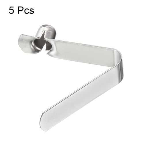 PATIKIL 8.3x7mm Kayak Paddle Snaps, 5 Pack Pole Push Button Spring Clips for Camping Awning Tent Pole