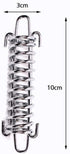 LIOOBO 5Pcs Camping Tent Spring Buckle Set, Premium Tensioner for Tarps and Tents