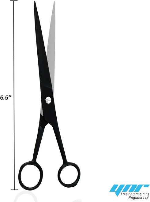 Pet Grooming Scissors, Stainless Steel Professional Shears for Dog & Cat Hair Cutting, Silver