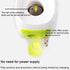 Occupiedpet Dog Tennis Ball Treat Toy, Interactive Food Reward Ball for Dogs, Non-Toxic Self-Play Chew Toy for Boredom