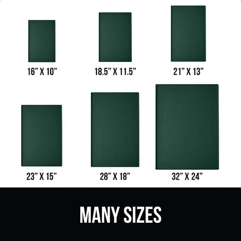 Gorilla Grip 100% Waterproof Raised Edge Silicone Pet Feeding Mat - Dog Cat Food Mat Protects Floors (18.5x11.5 Green)