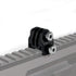 Picatinny Rails Airsoft Gun Rail Mounts Adapter for GoPro Action Camera (Black)