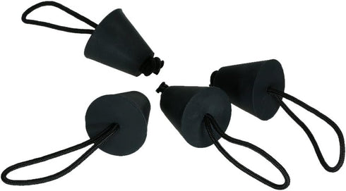 Lixada Best Universal Kayak Scupper Plug Kit - Canoe Drain Holes Stopper Bung, 4/6/8 Packs