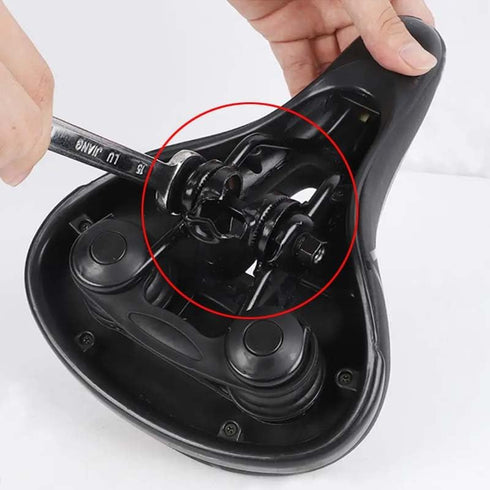 UltAlt 2 Pack Bike Seat Clamp Replacement Bike Saddle Mount Bracket Holder Bike Seat Post Clamps for Standard Rail